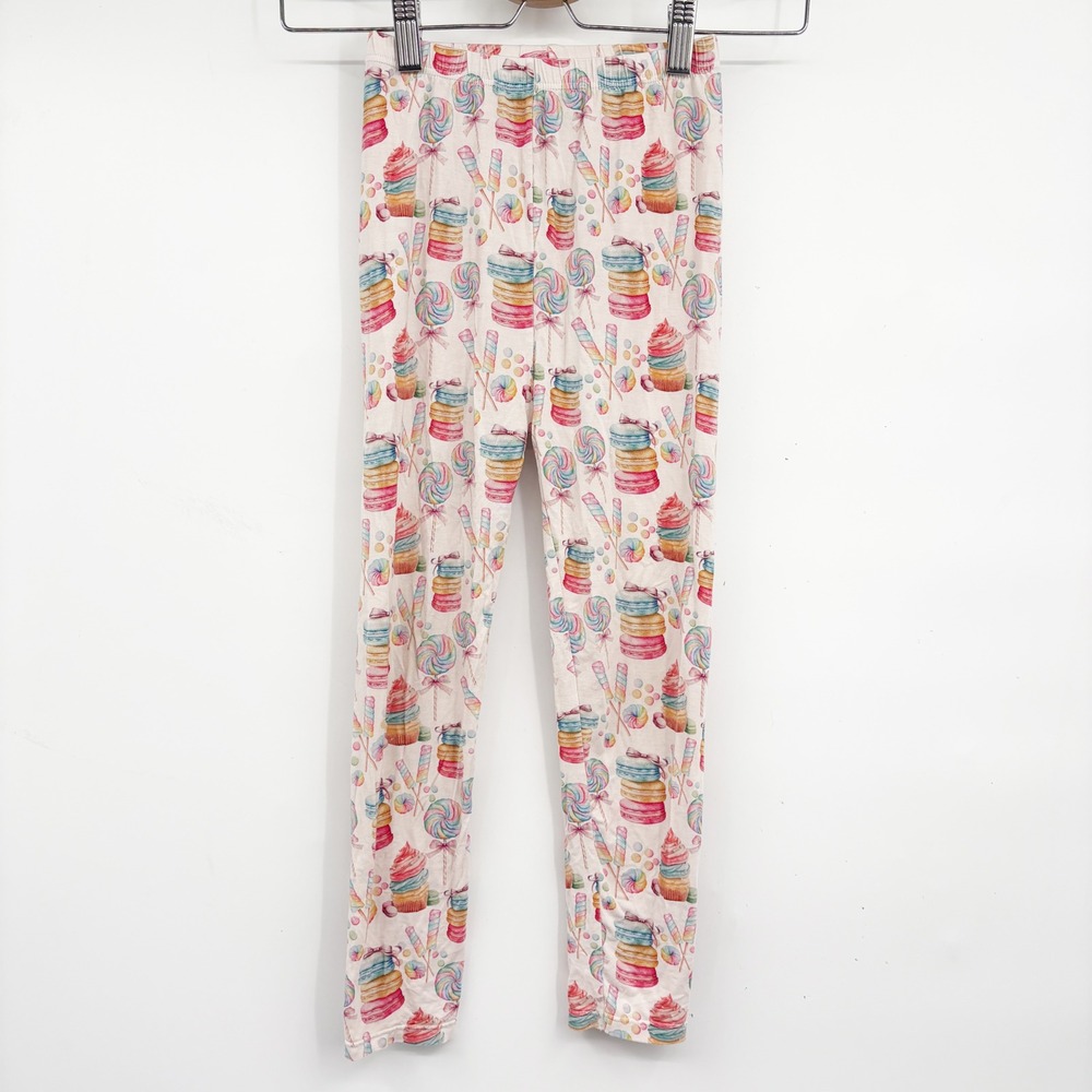 Bestaroo Girls Sweet Treats Pastel Print Bamboo Pajama Sleep Pants Size 6